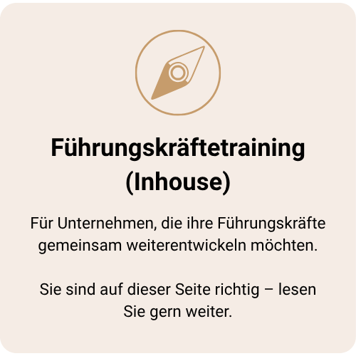 Führungskräftetraining Inhouse für Unternehmen – Weiterentwicklung von Führungskräften mit braun4u-consulting