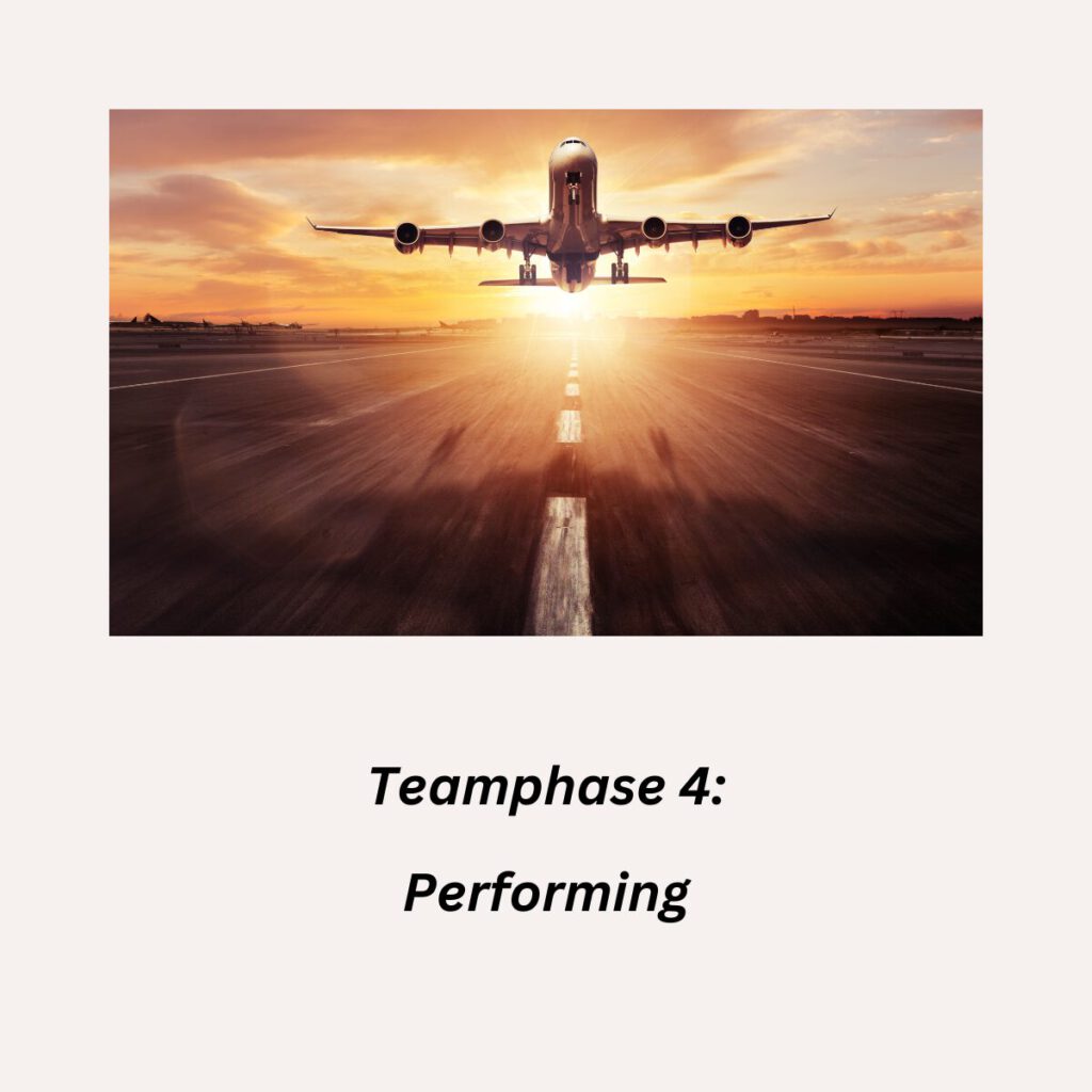 Ein Flugzeug hebt bei Sonnenaufgang ab – Symbol für Energie, Dynamik und gemeinsames Abheben als Team.