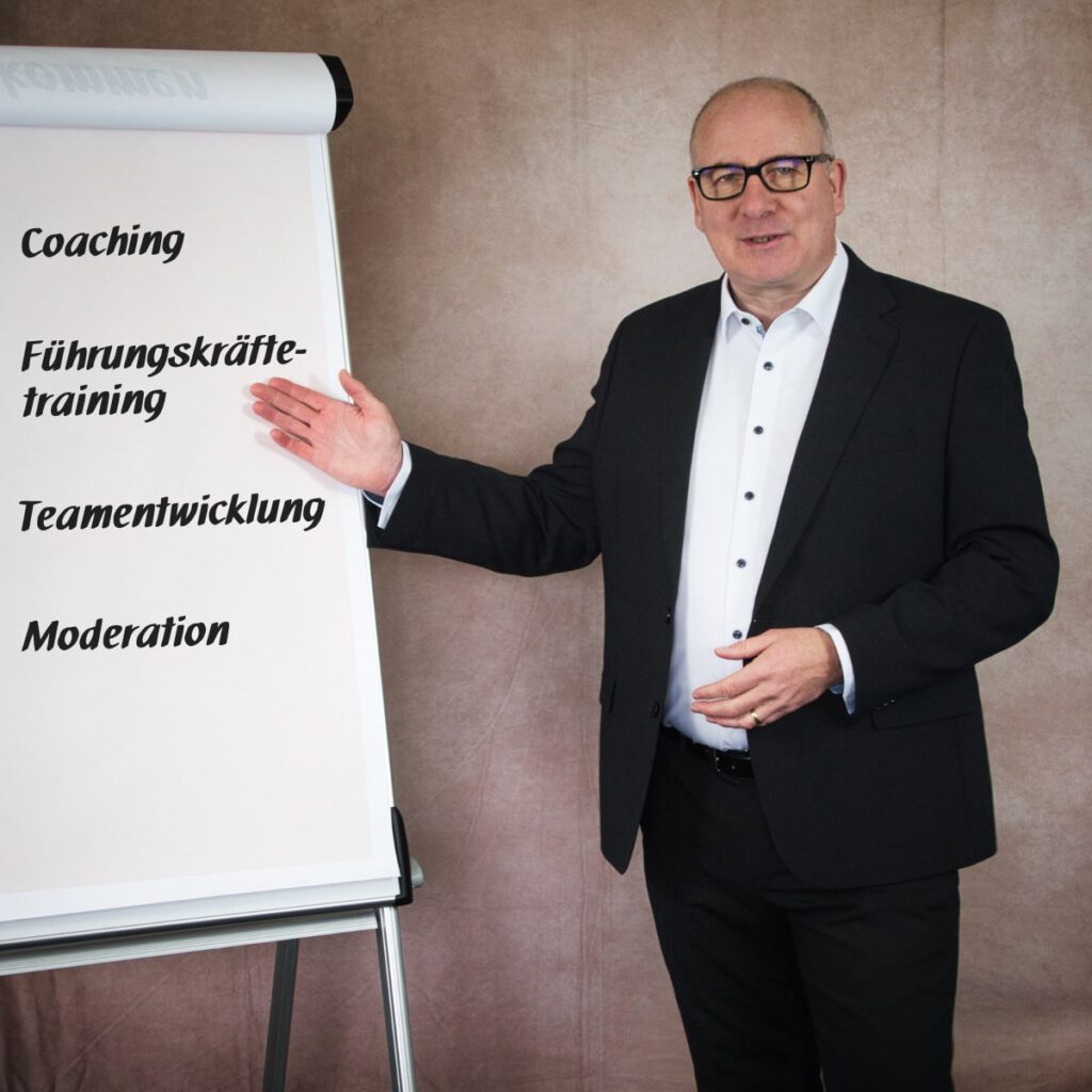 Harald Braun im Business-Outfit – Trainer, Coach und Moderator für Führungskräfte